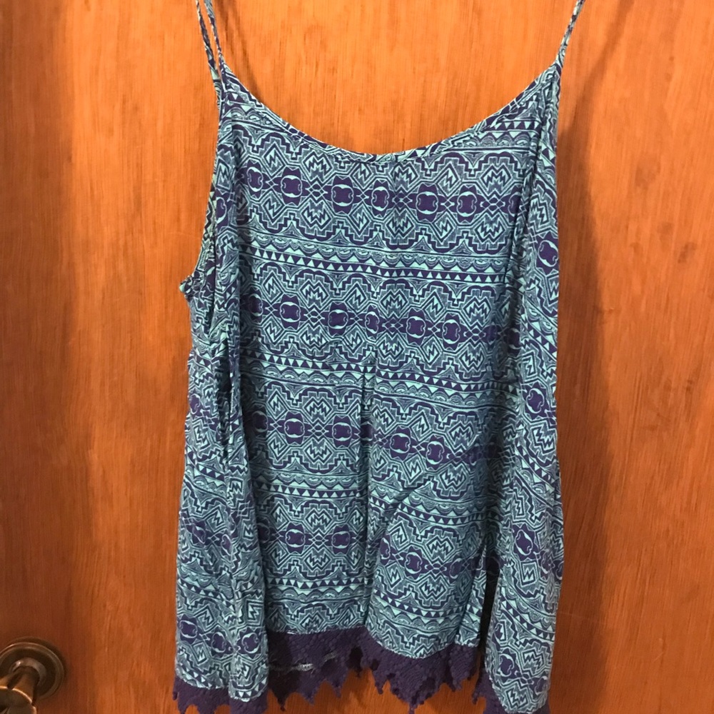 Blue tank top